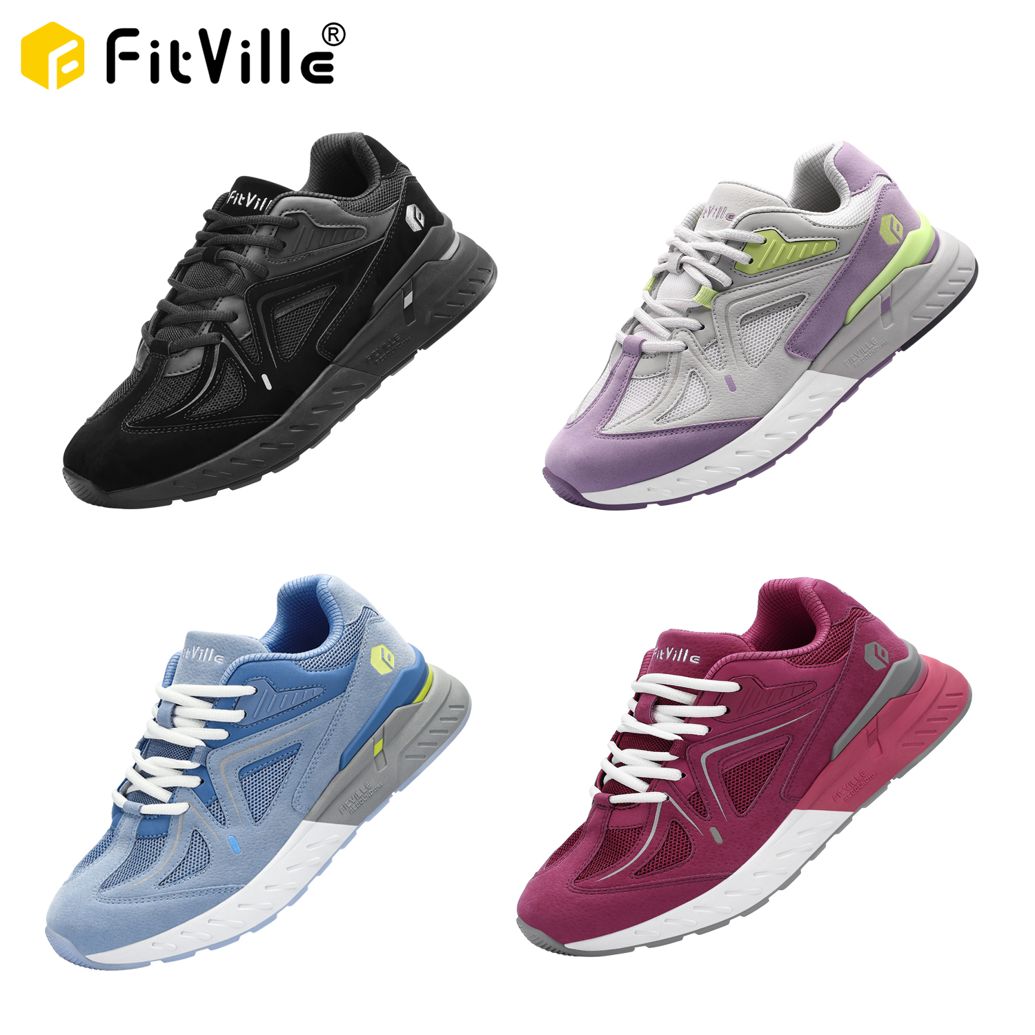 Women'S Shoes For Plantar Fasciitis - FitVille Women's Walking Shoes Wide Width