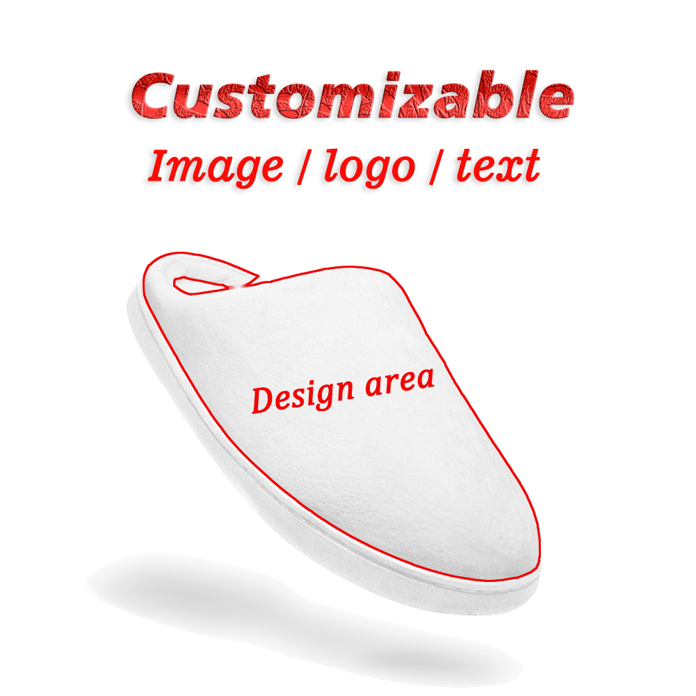 Women Shoes Kinds - Customizable Printed cotton slippers for men