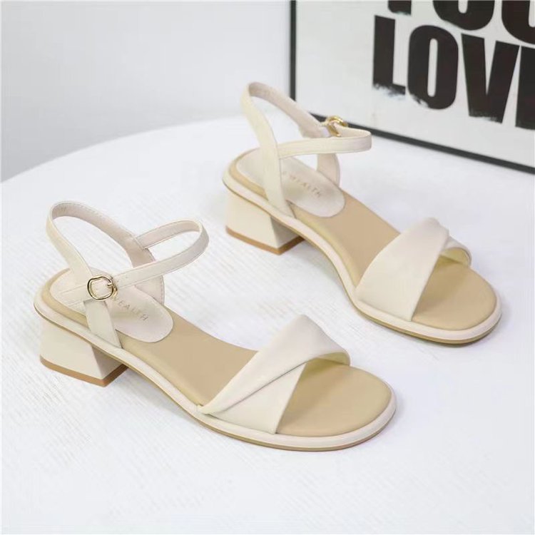 Women Shoes Formal - Evening Breeze Block Heel Sandals for