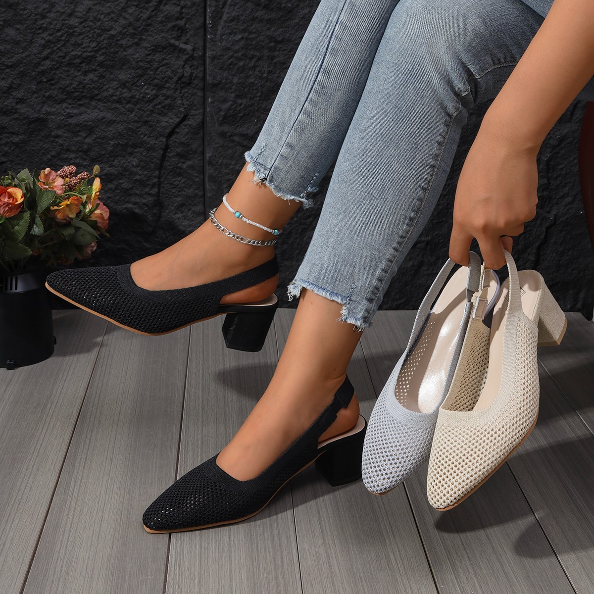 Women'S Shoes Plus Size - Classic Sandals Woman Slides Casual Hoof