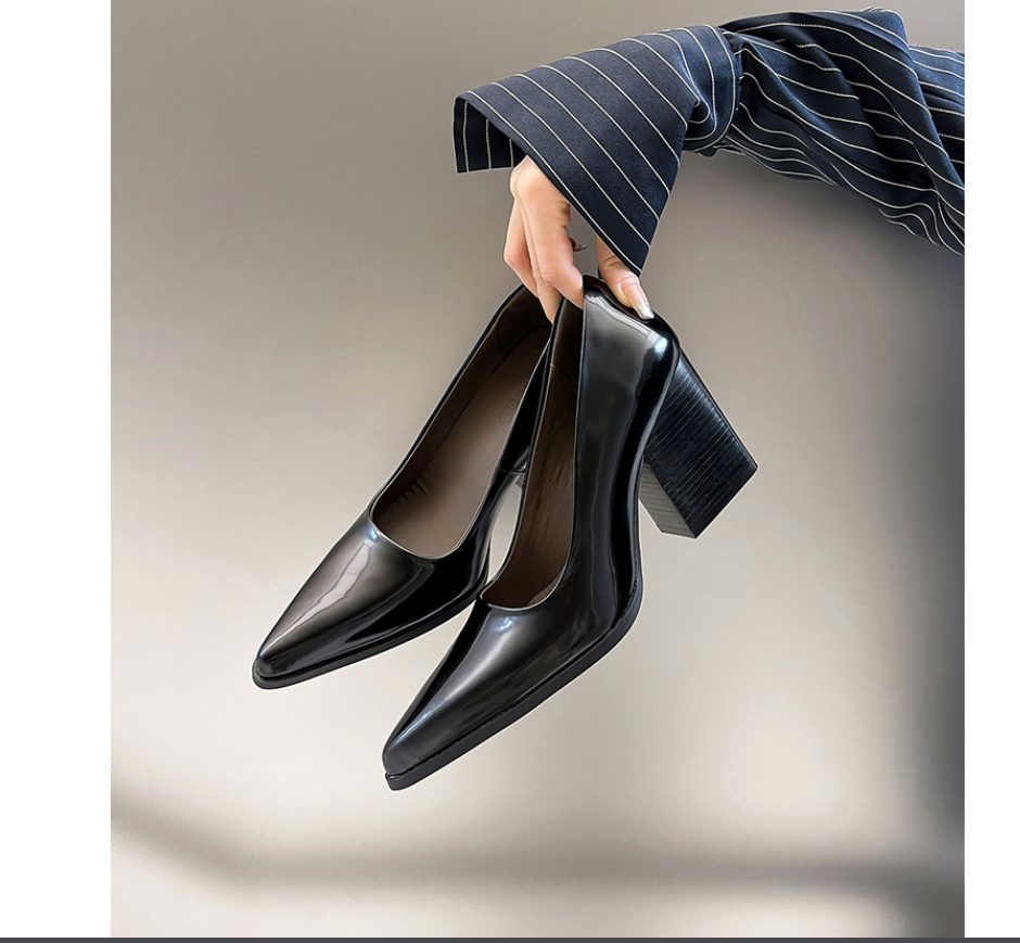 Court Heel Pointed - 2026 Basic Concise Women Pumps Pointed