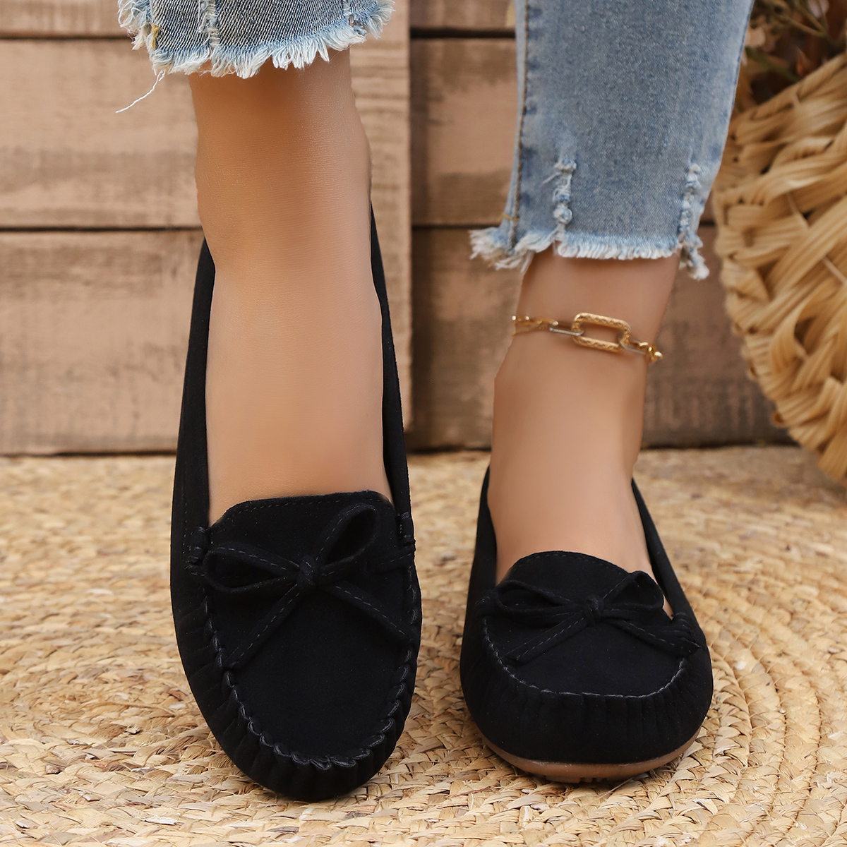 Women'S Shoes Plus Size - Spring and Autumn Elegant Round Toe