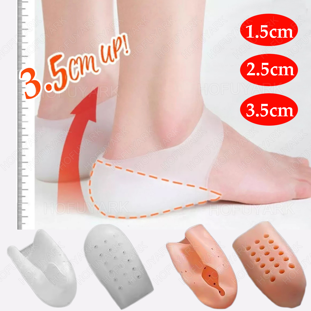 Women'S Shoes For Plantar Fasciitis - Invisible Height Increase Insole Silicone Socks