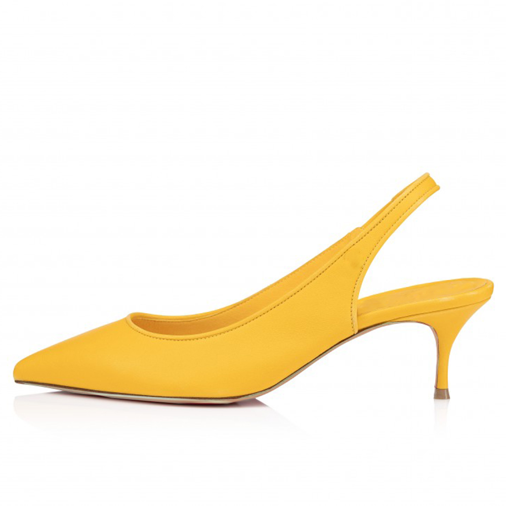 Plus Size Heels Minimalist Nud - Court Heel Pointed ulasan dan harga