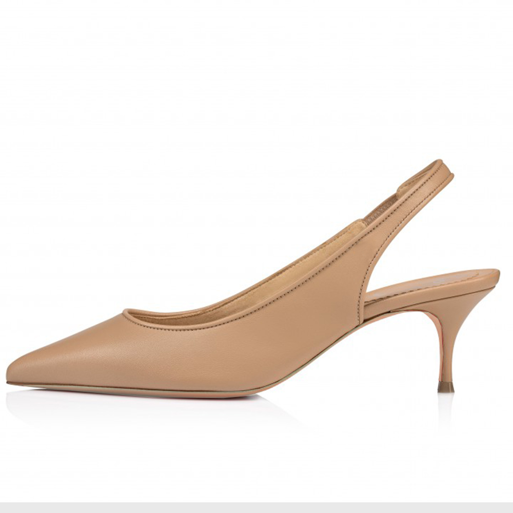 Plus Size Heels Minimalist Nud - Court Heel Pointed ulasan dan harga
