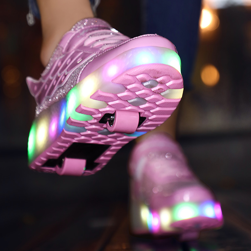 New Style Pink USB Charging Sh - Women Shoes Size 7 ulasan dan harga