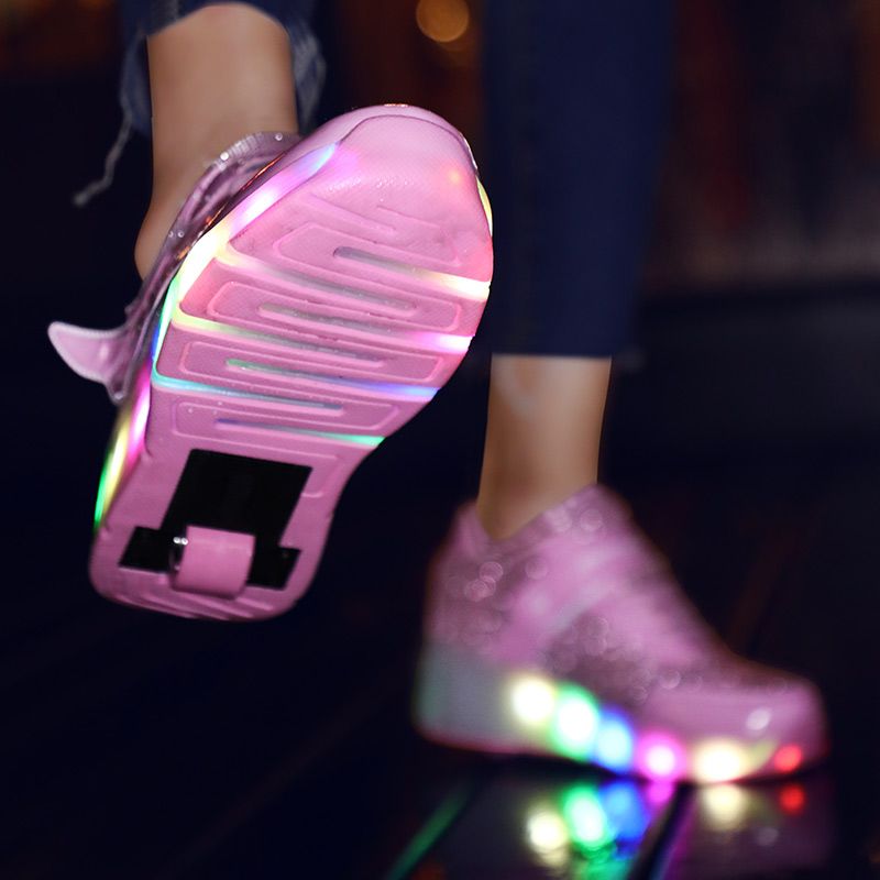 New Style Pink USB Charging Sh - Women Shoes Size 7 ulasan dan harga