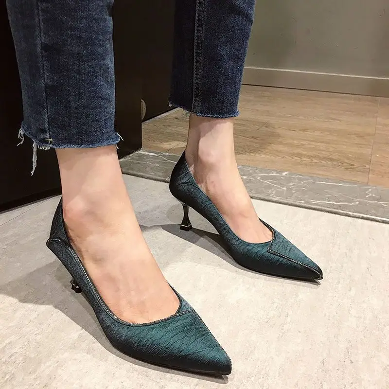 Woman Pumps Sexy Leather Casua - Women Shoes Quick Delivery ulasan dan harga