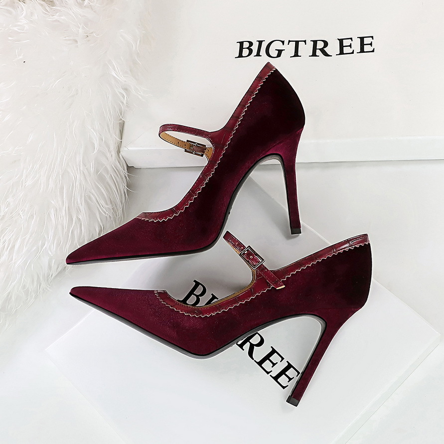 Fashion High Heels Mixed Color - Women Shoes Size 7 ulasan dan harga
