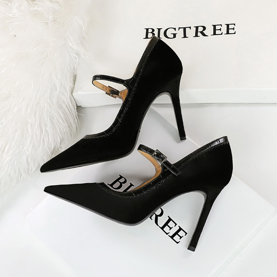 Fashion High Heels Mixed Color - Women Shoes Size 7 ulasan dan harga