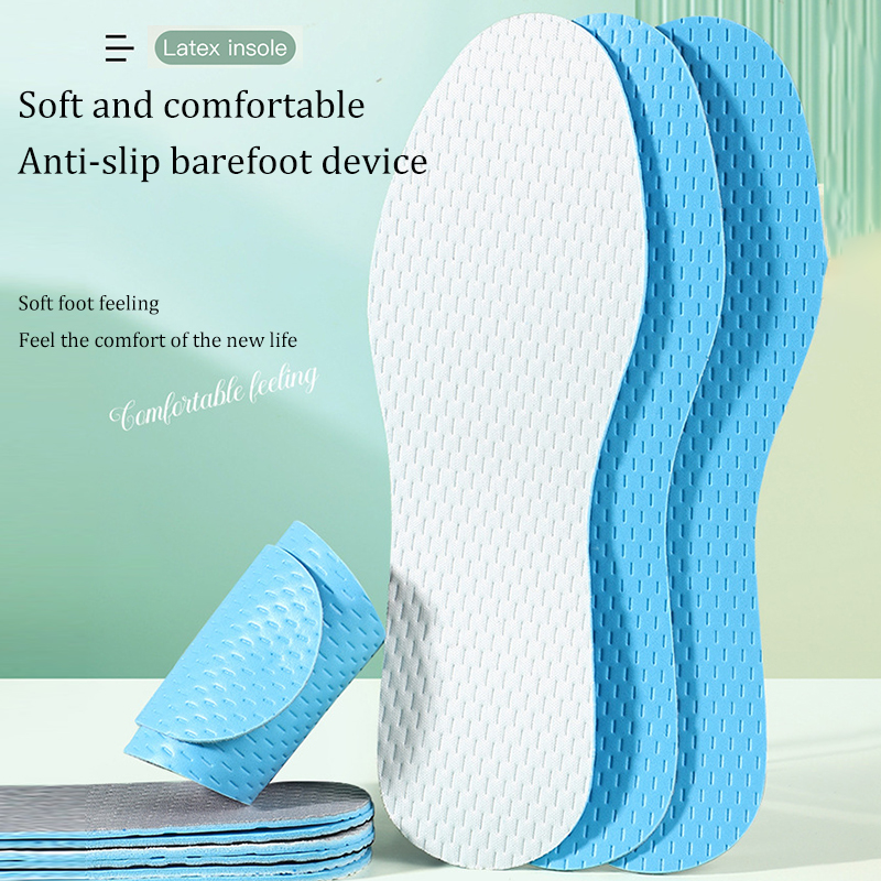 Latex Insoles Soft Sweat Absor - Women'S Shoes High Arch Support ulasan dan harga