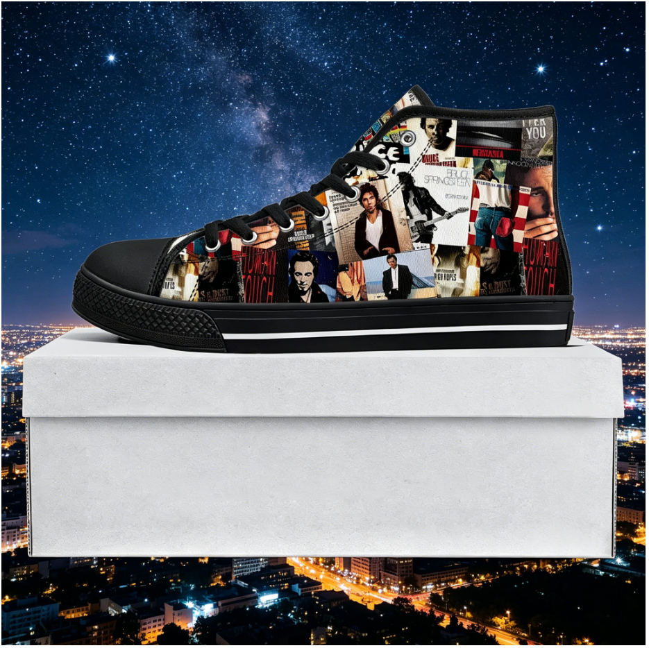 Born To Run Custom High Top Sh - Women Shoes Quote ulasan dan harga