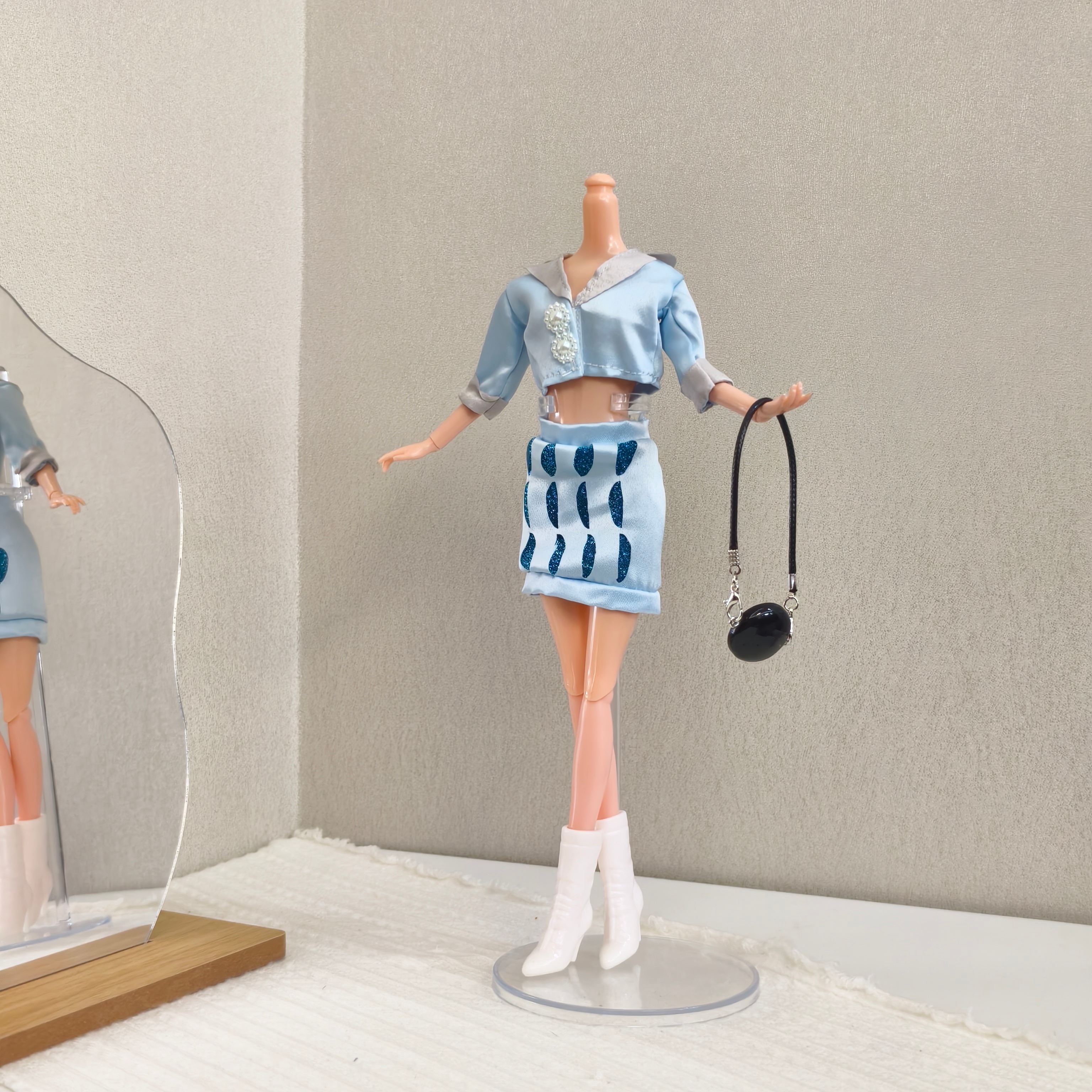 11.5-inch doll clothes blue sm - Women'S Shoes Navy Blue ulasan dan harga