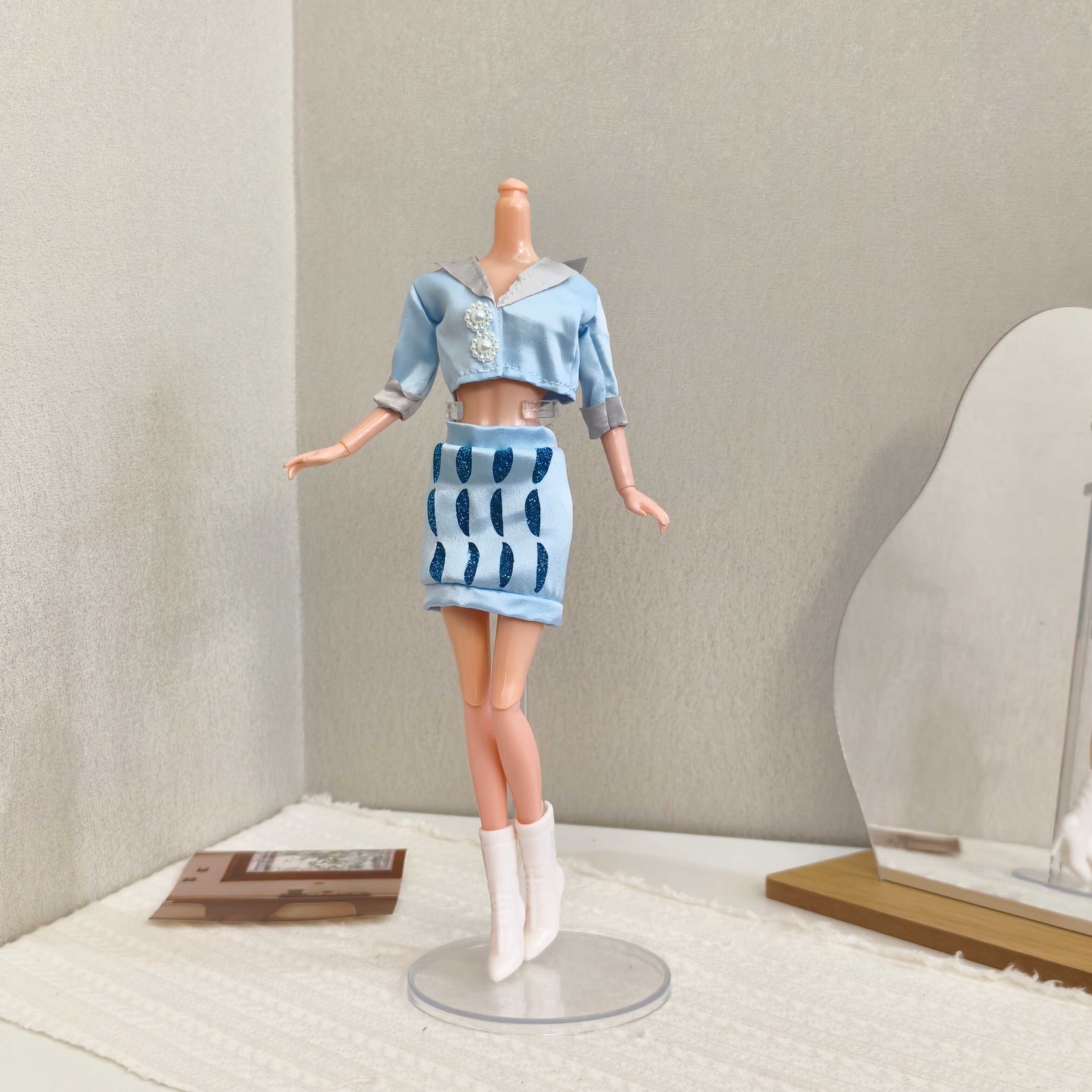 11.5-inch doll clothes blue sm - Women'S Shoes Navy Blue ulasan dan harga