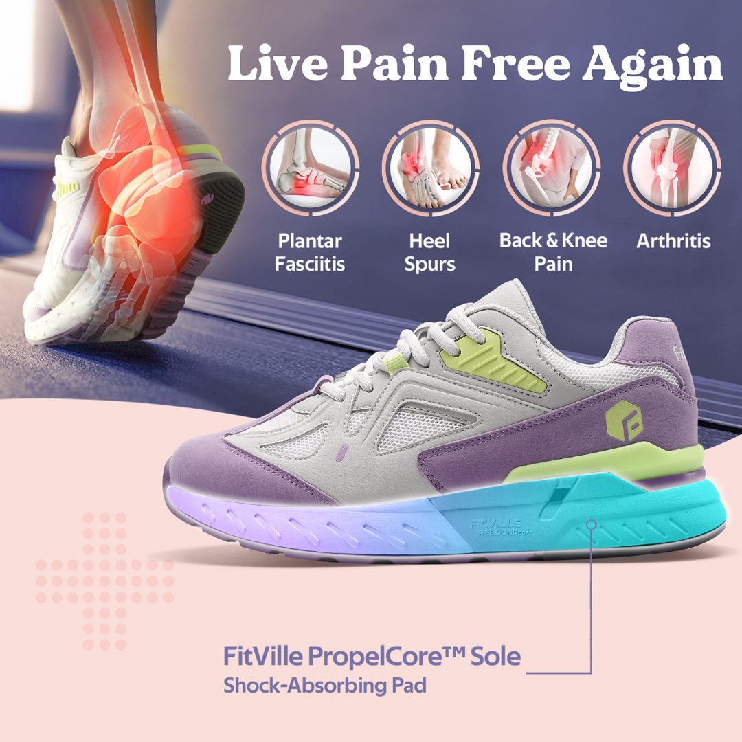 FitVille Women's Walking Shoes - Women'S Shoes For Plantar Fasciitis ulasan dan harga