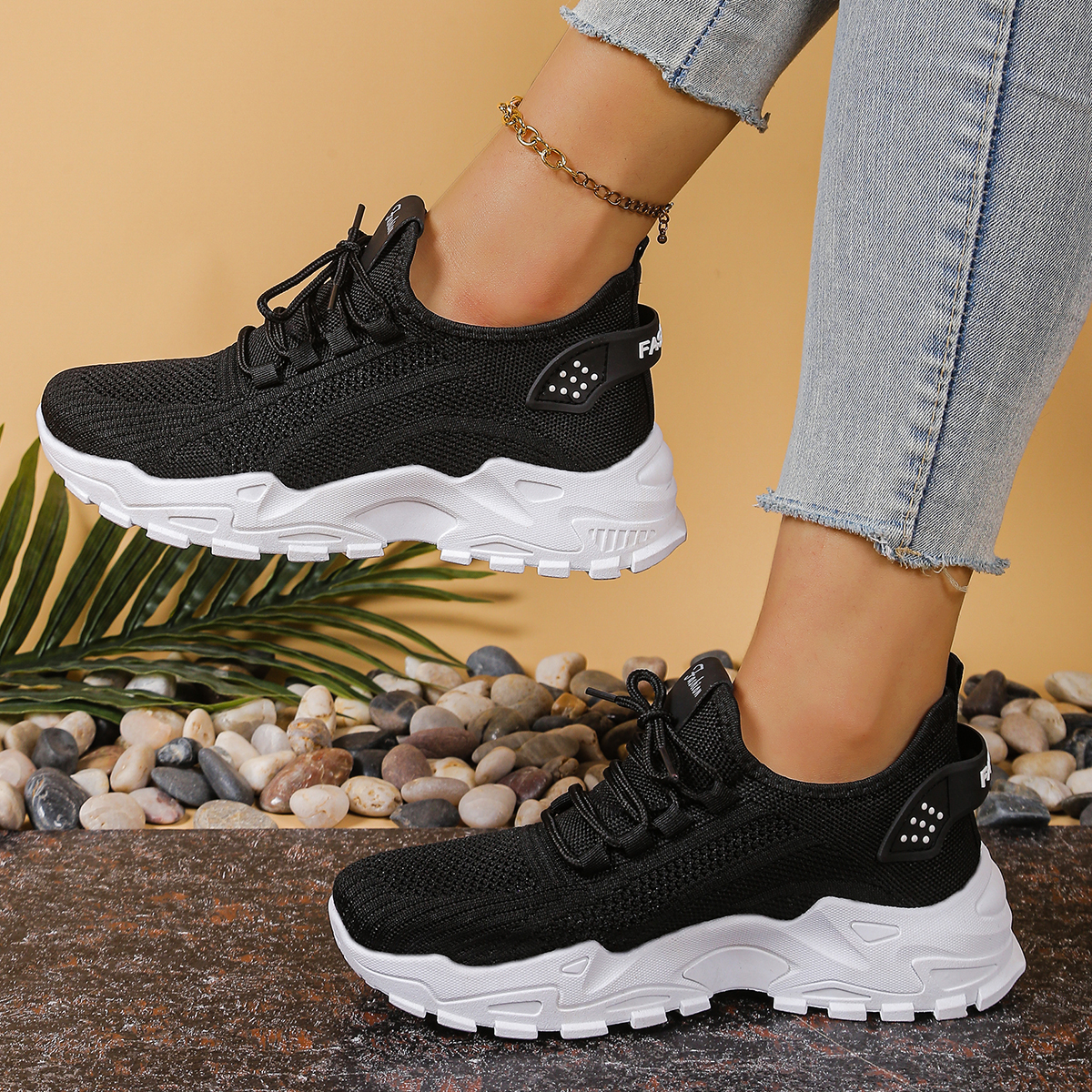 New women's thick-soled sneake - Women Shoes Tennis ulasan dan harga