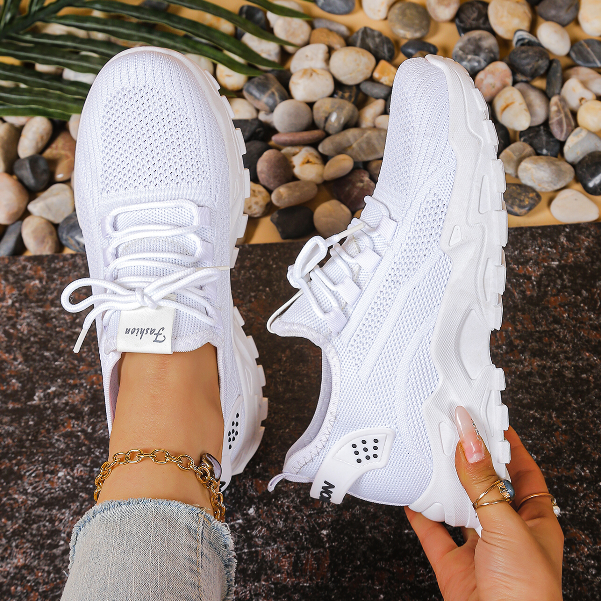 New women's thick-soled sneake - Women Shoes Tennis ulasan dan harga