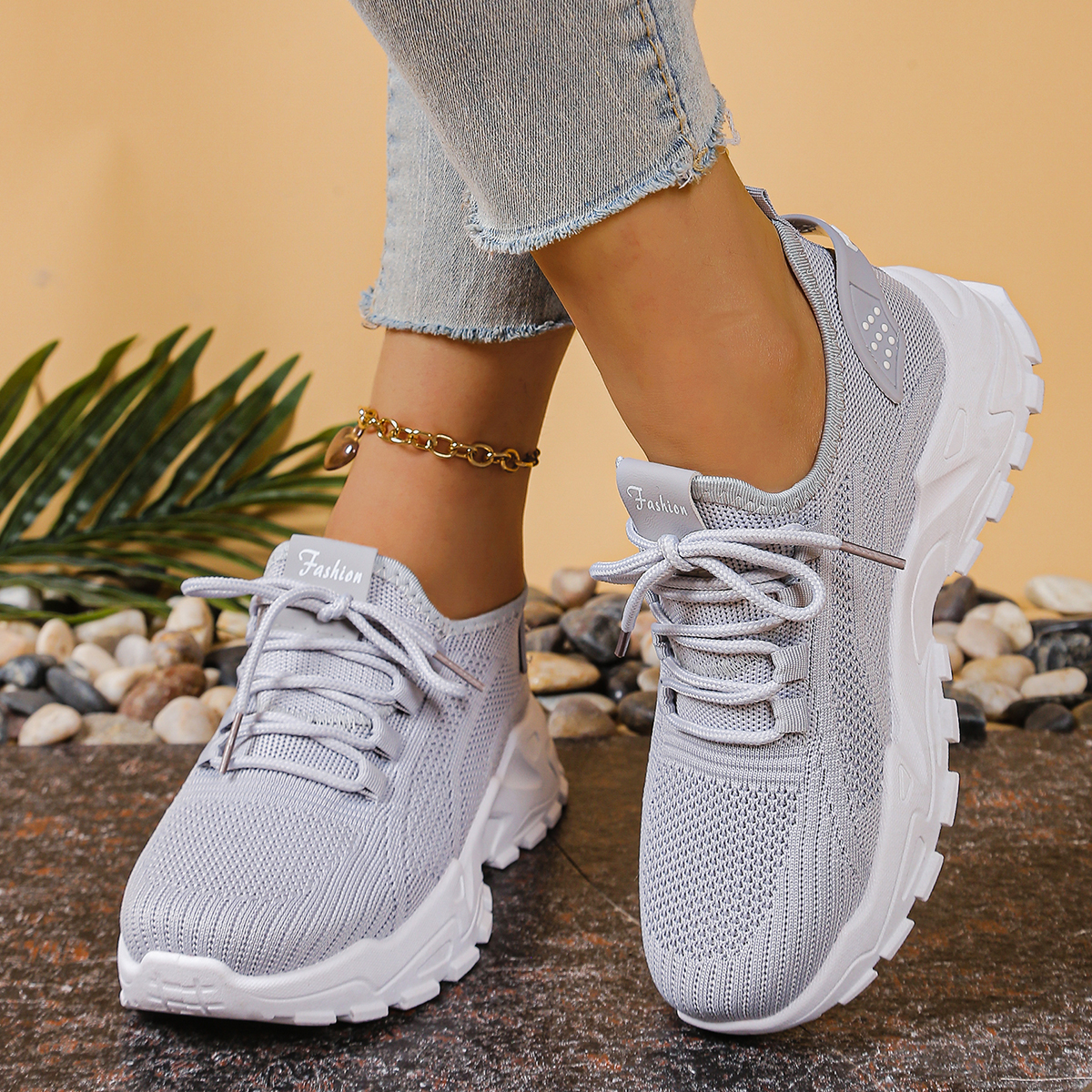 New women's thick-soled sneake - Women Shoes Tennis ulasan dan harga