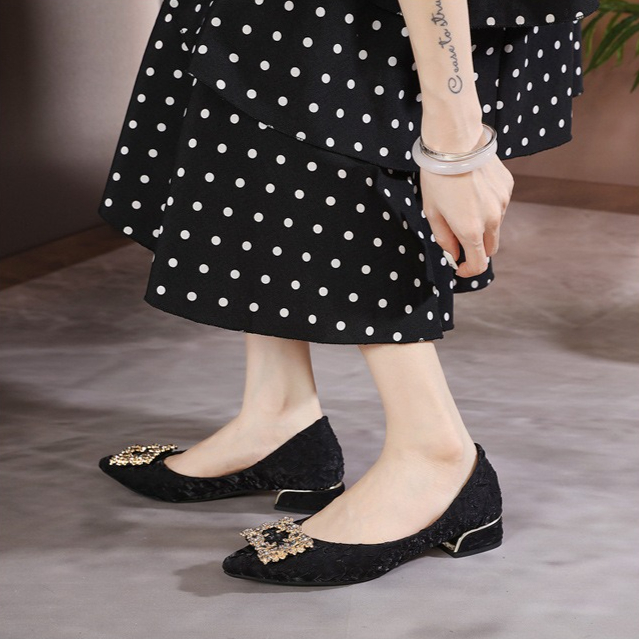 Fashion Blue Satin Rhinestone  - Women Shoes Wedges ulasan dan harga