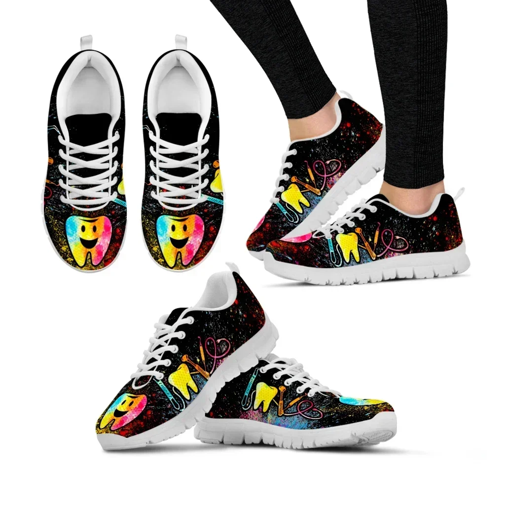Dental Footwear Tie Dye Painte - Women Shoes Tennis ulasan dan harga