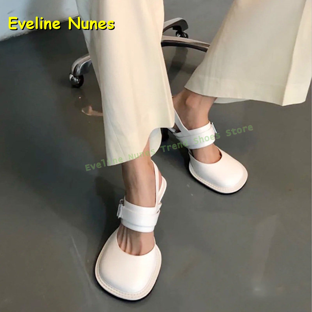 Women's Black Square Toe Buckl - Square Toe Mule ulasan dan harga