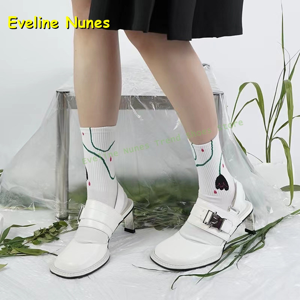 Women's Black Square Toe Buckl - Square Toe Mule ulasan dan harga