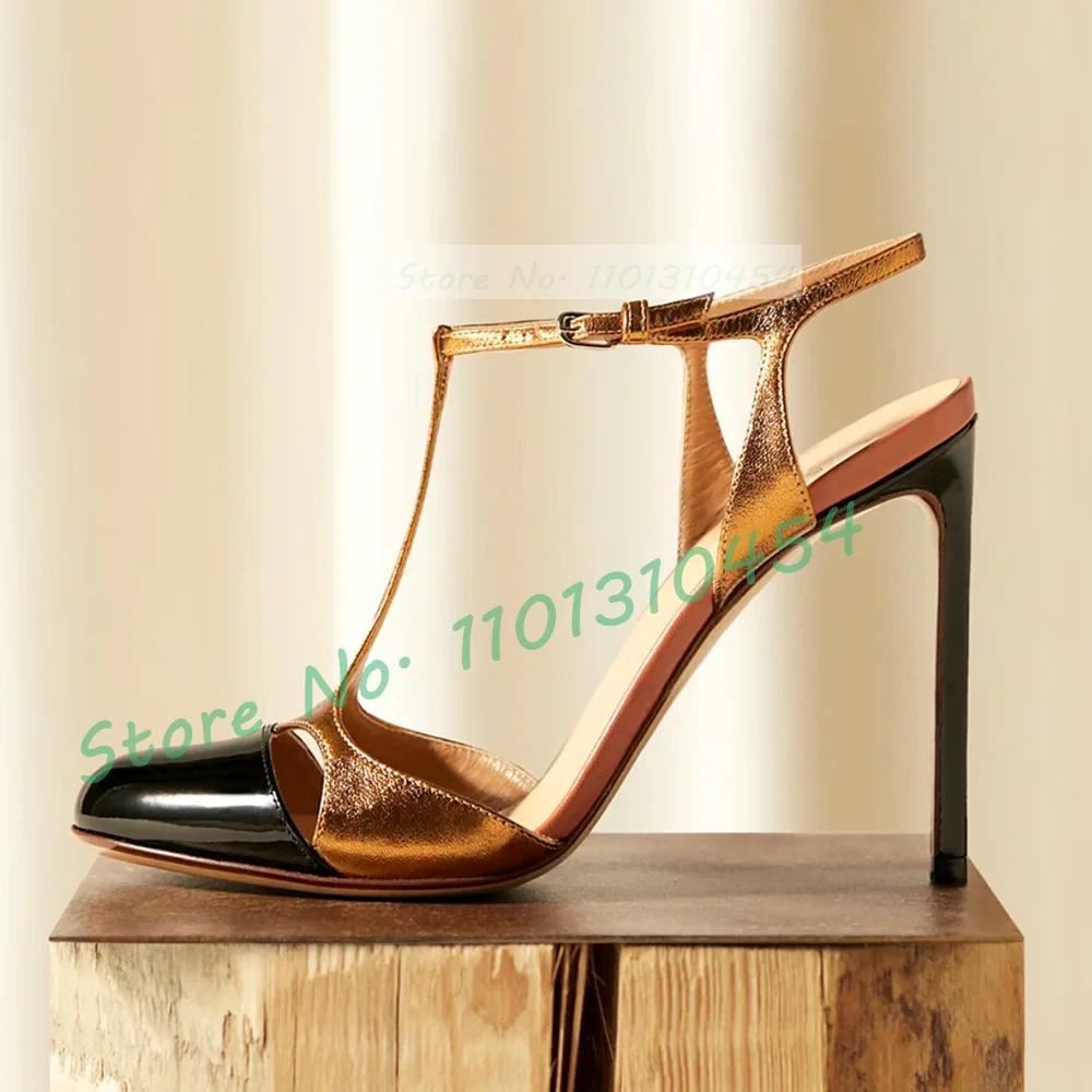 Two Tones T-bar Sandals For Wo - Women'S Shoes For Work ulasan dan harga