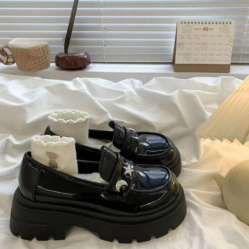 Retro Black Spring and Autumn  - Women Shoes Quick Delivery ulasan dan harga