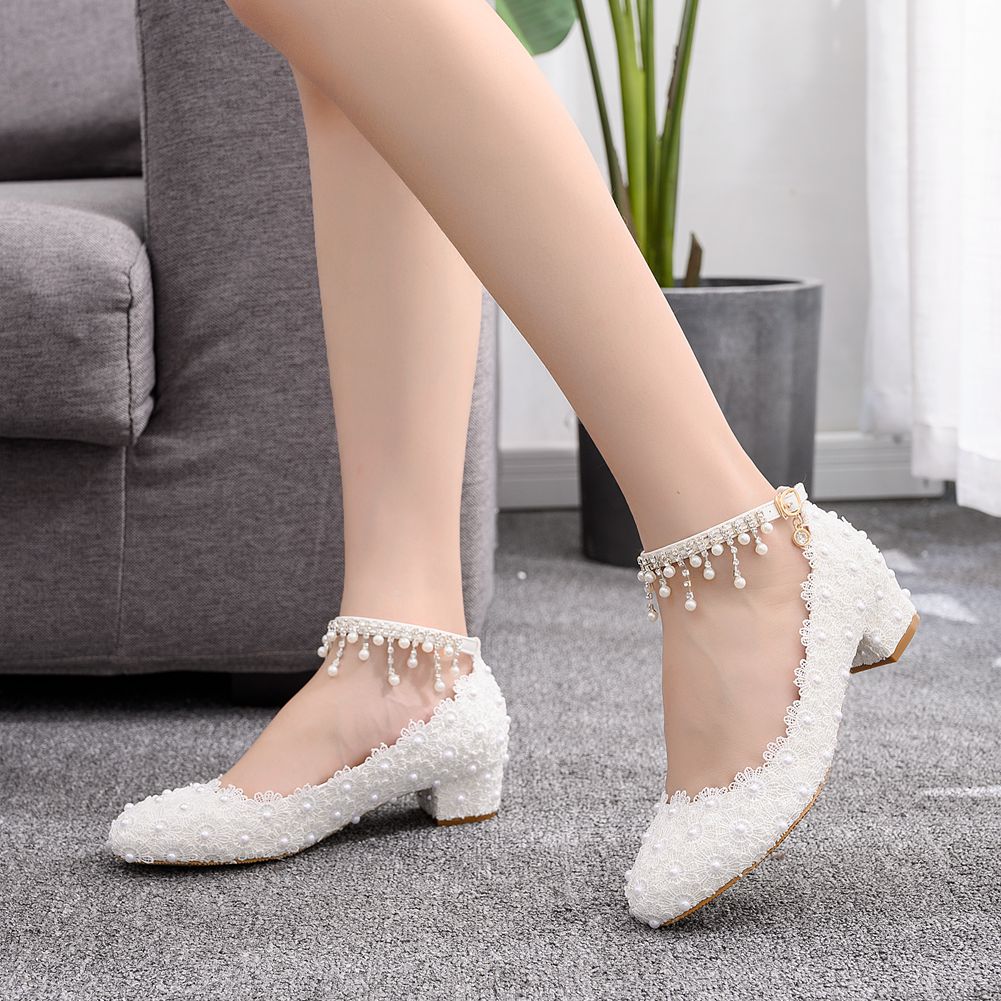 Women's Closed Toe Low Chunky  - Women Shoes Formal ulasan dan harga