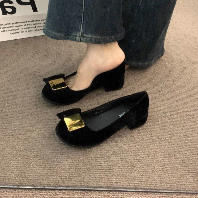 Woman PumpsLoafers Chunky Heel - Women Shoes Quick Delivery ulasan dan harga