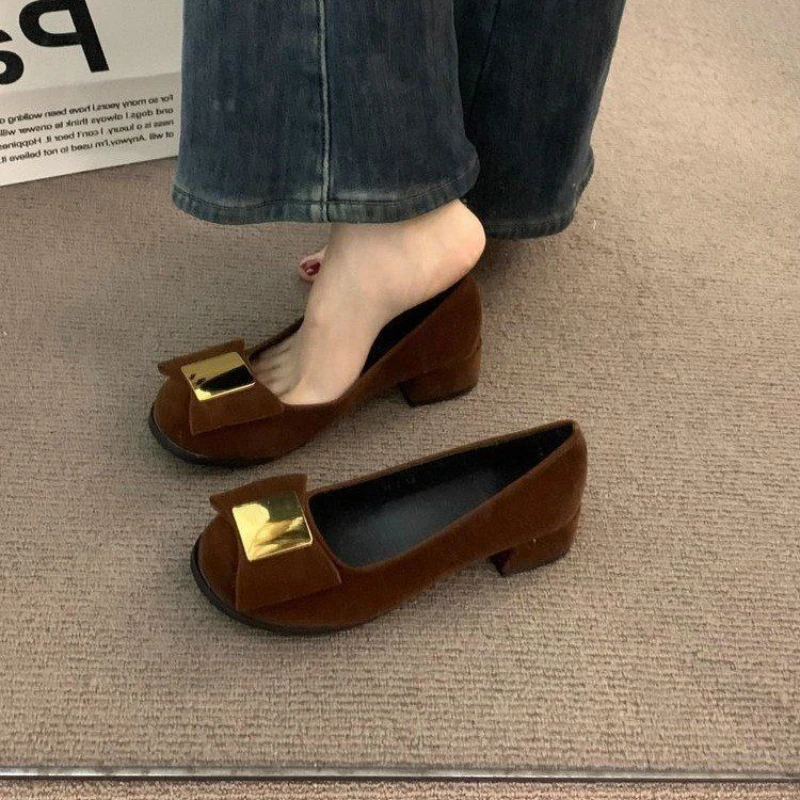 Woman PumpsLoafers Chunky Heel - Women Shoes Quick Delivery ulasan dan harga