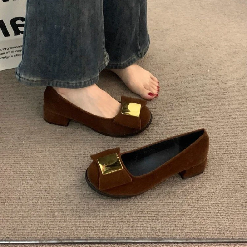 Woman PumpsLoafers Chunky Heel - Women Shoes Quick Delivery ulasan dan harga