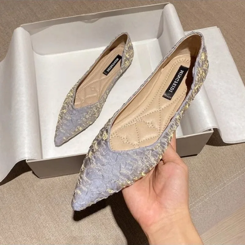 Women's Flat Shoes Pointed Toe - Women Shoes Quick Delivery ulasan dan harga