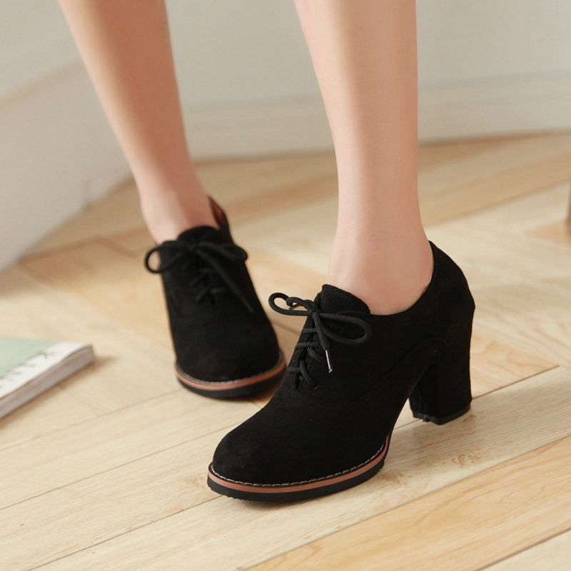 Girseaby 2021 Ladies Retro Pum - Women'S Shoes Navy Blue ulasan dan harga