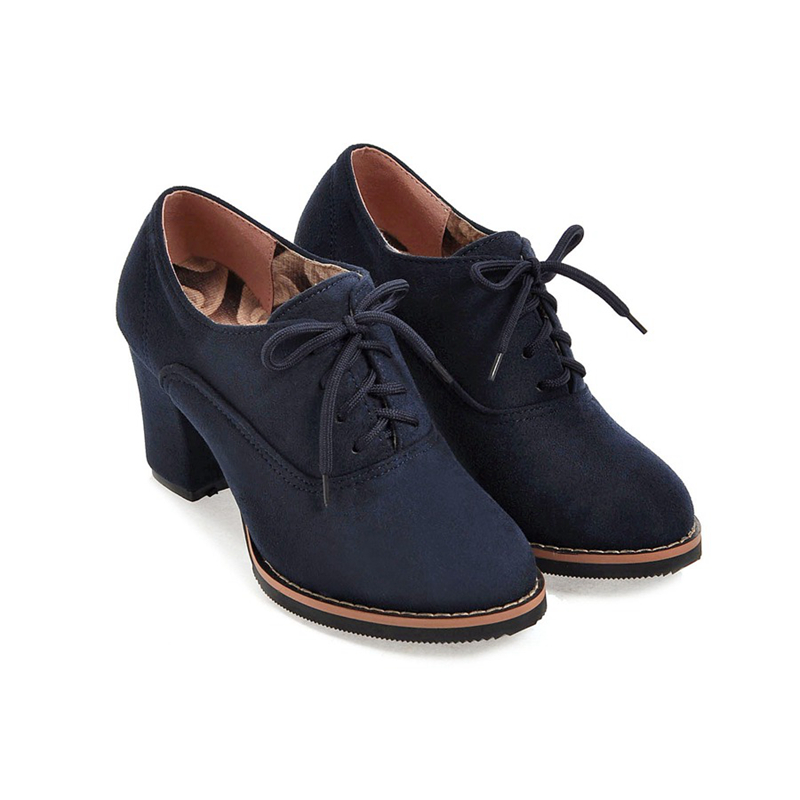 Girseaby 2021 Ladies Retro Pum - Women'S Shoes Navy Blue ulasan dan harga