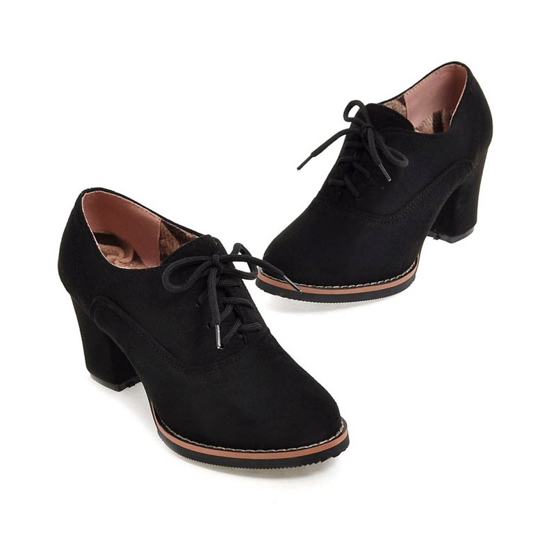 Girseaby 2021 Ladies Retro Pum - Women'S Shoes Navy Blue ulasan dan harga