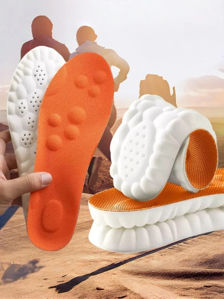 Latex Orthotic Insoles for Men - Women'S Shoes High Arch Support ulasan dan harga
