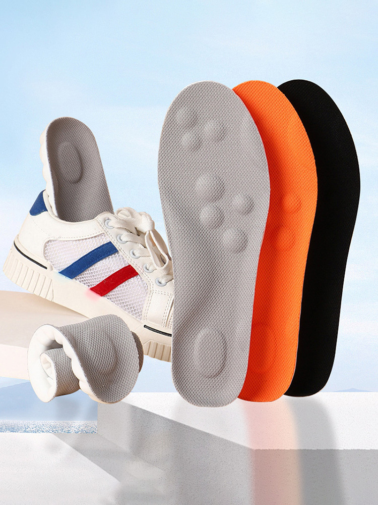 Latex Orthotic Insoles for Men - Women'S Shoes High Arch Support ulasan dan harga