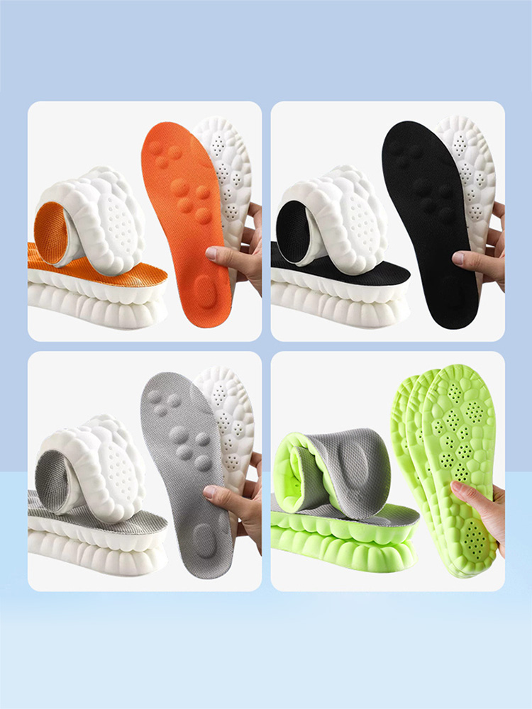 Latex Orthotic Insoles for Men - Women'S Shoes High Arch Support ulasan dan harga