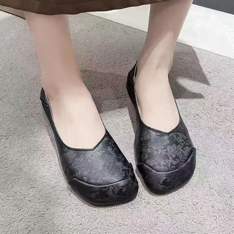 Woman Flats Round Toe Low Heel - Women Shoes Quick Delivery ulasan dan harga