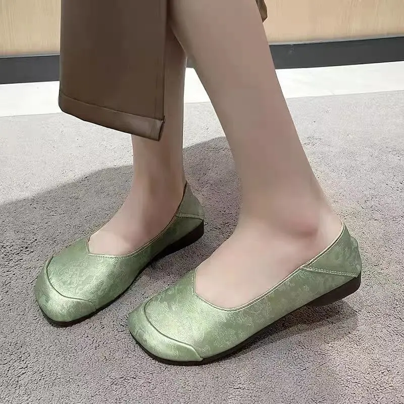 Woman Flats Round Toe Low Heel - Women Shoes Quick Delivery ulasan dan harga