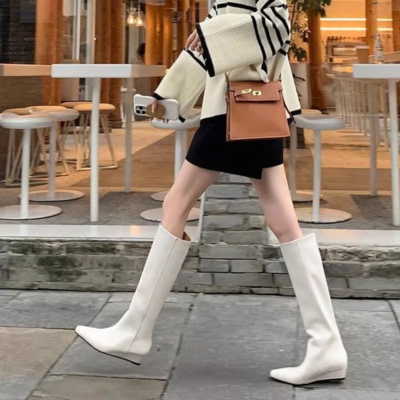 Fashion Knee-High Women's Boot - Women'S Shoes For Work ulasan dan harga