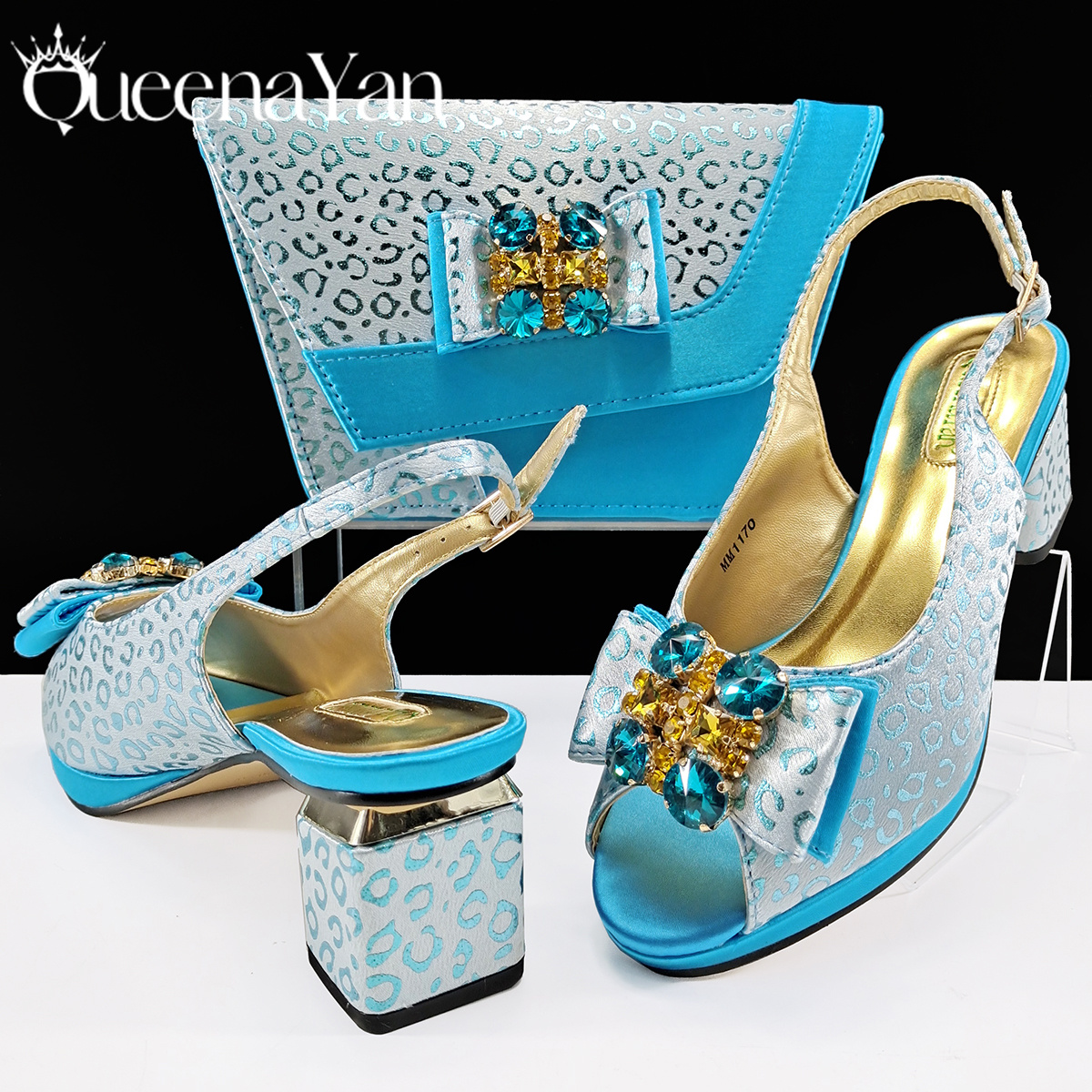 Queena Yan Light Blue Elegant  - Women'S Shoes Navy Blue ulasan dan harga