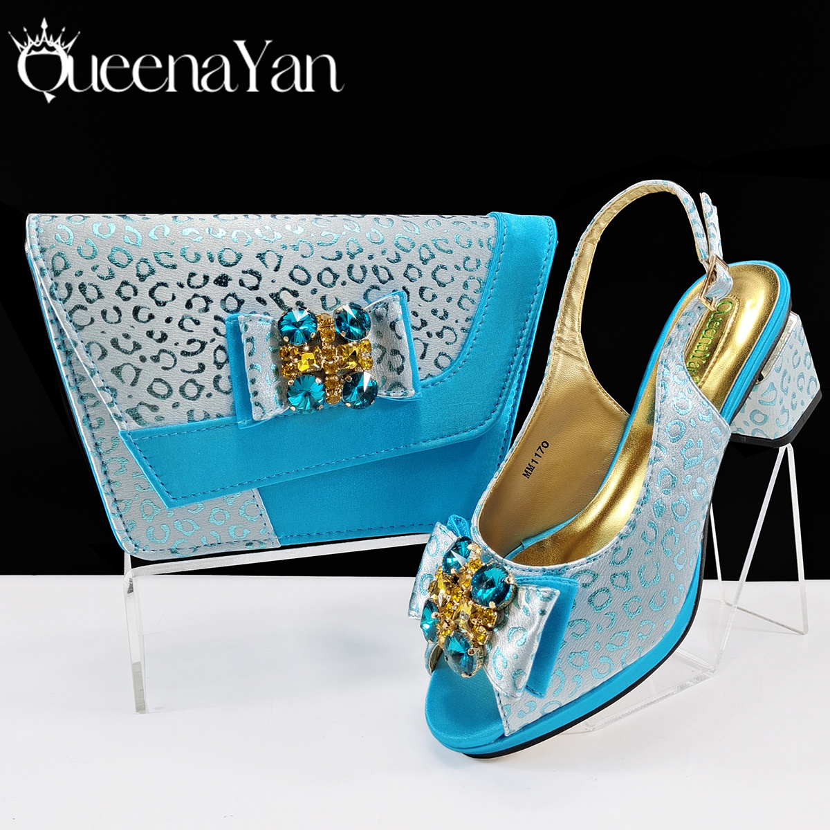 Queena Yan Light Blue Elegant  - Women'S Shoes Navy Blue ulasan dan harga