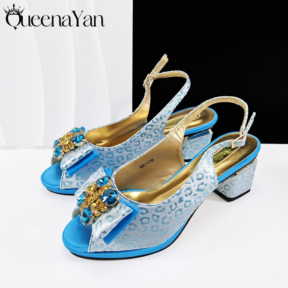 Queena Yan Light Blue Elegant  - Women'S Shoes Navy Blue ulasan dan harga