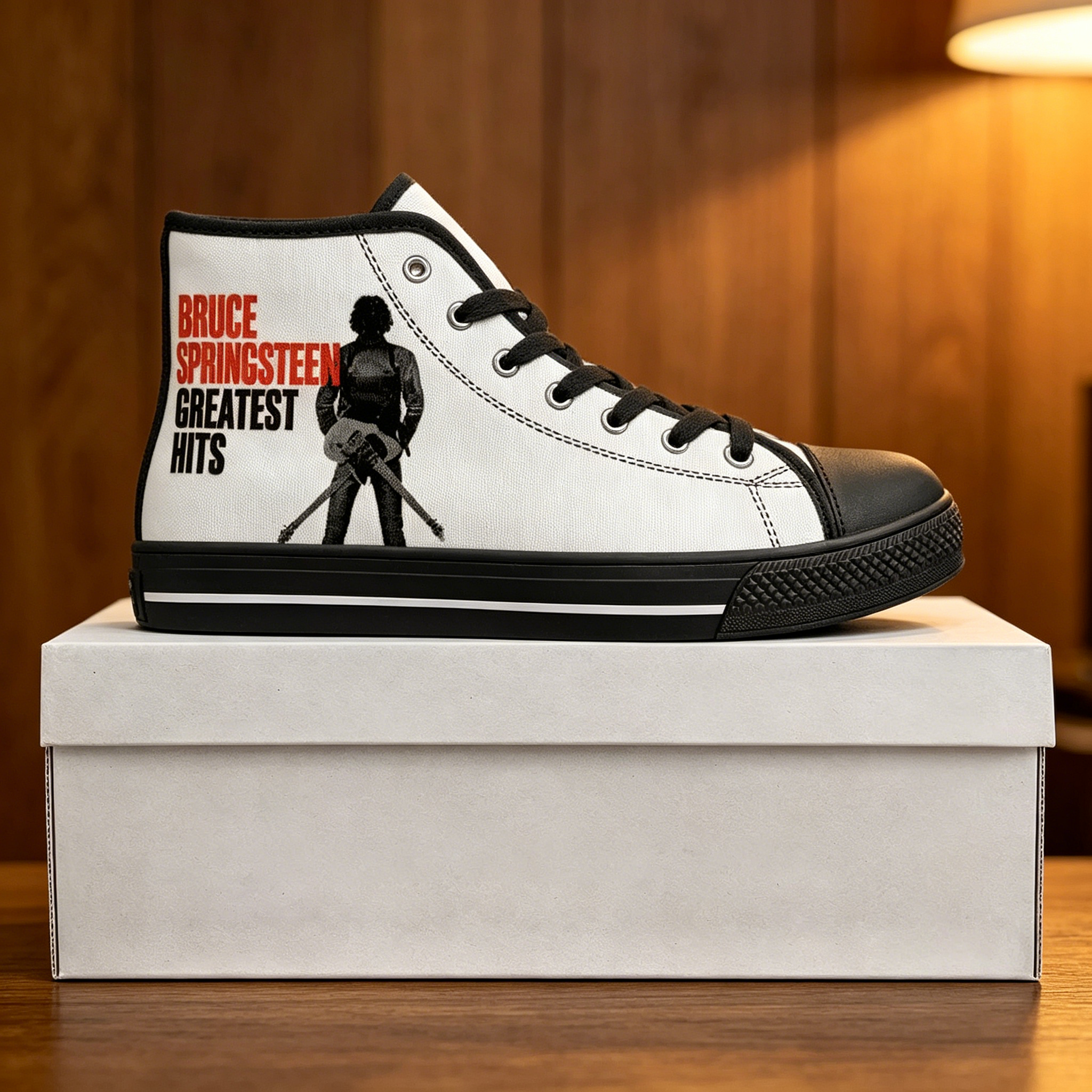Born To Run Custom High Top Sh - Women Shoes Quote ulasan dan harga
