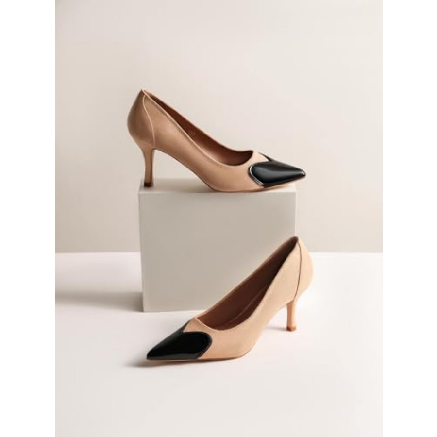 Coutgo Womens Closed Pointed T - Women Shoes Size 7 ulasan dan harga