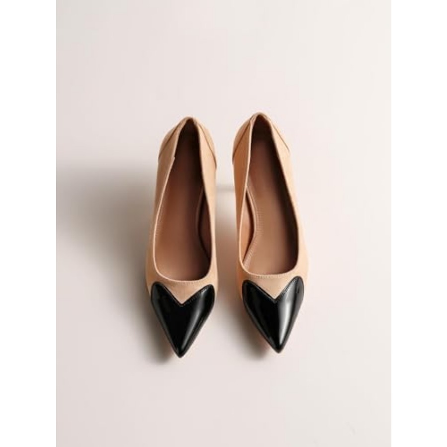 Coutgo Womens Closed Pointed T - Women Shoes Size 7 ulasan dan harga