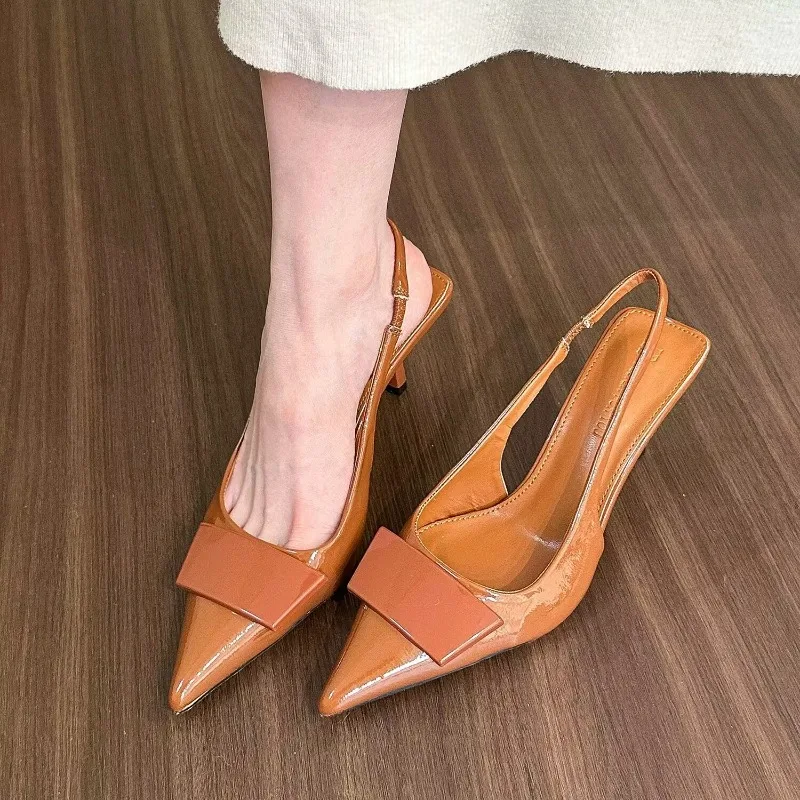 Fashion Square Buckle Pointed  - Women Shoes Formal ulasan dan harga