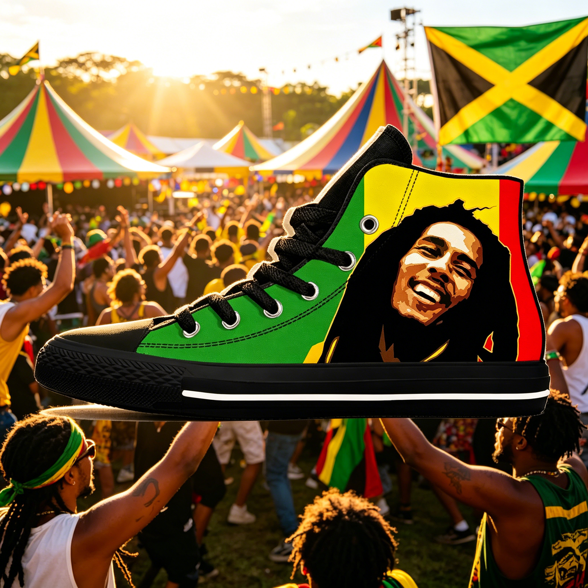 Bob Marley Quote Themed Custom - Women Shoes Quote ulasan dan harga